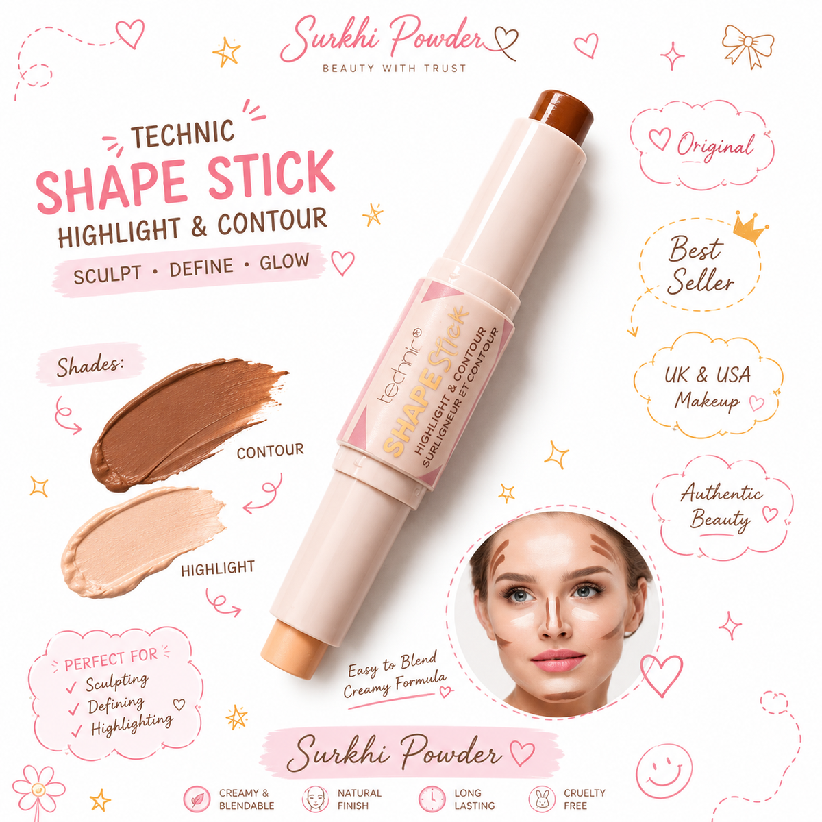 Technic shape stick