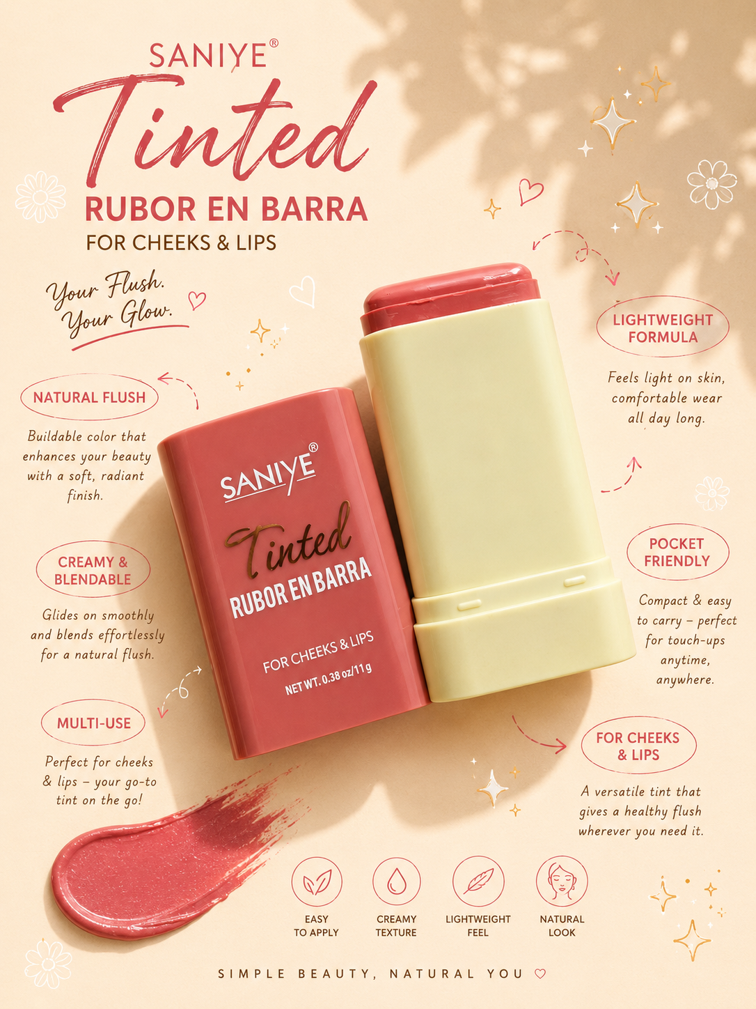 Saniye cream blush
