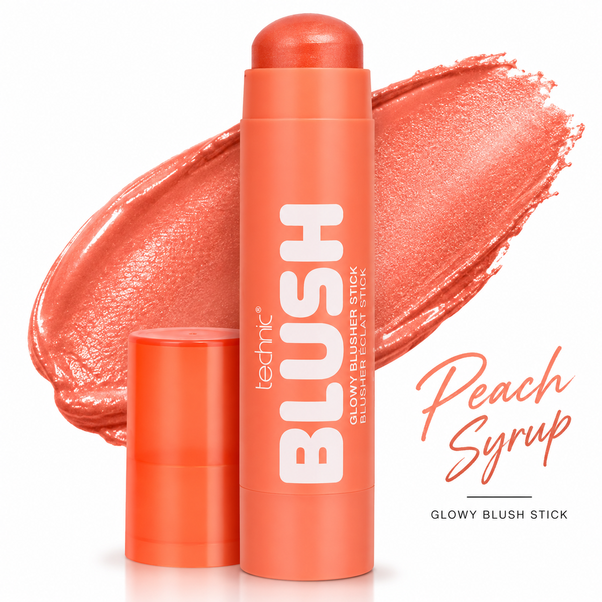 Technic glowy blush stick( peach syrup)
