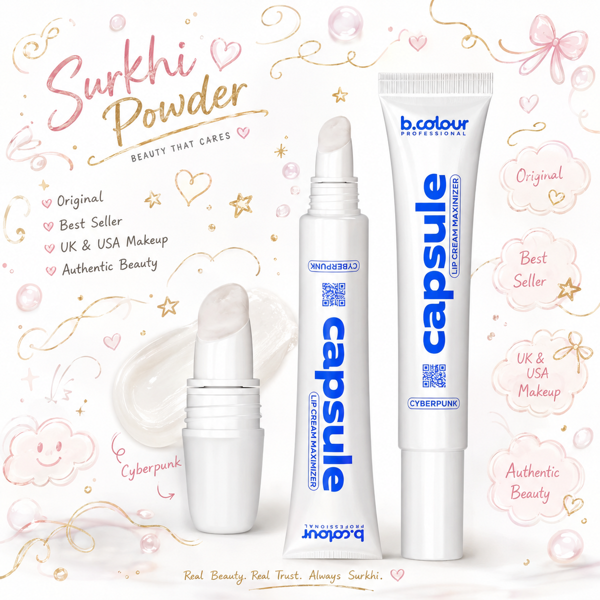 7 days B.color lip maximizer cream